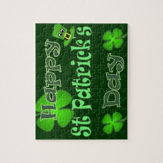 Happy St Patricks Day Legpuzzel (Verticaal)