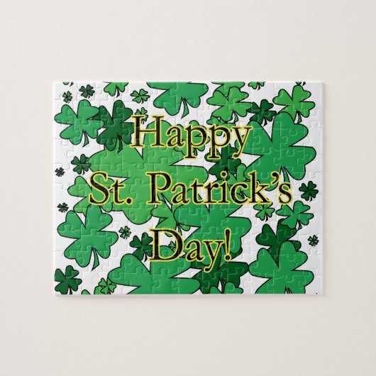 Happy St. Patrick's Day Legpuzzel (Horizontaal)