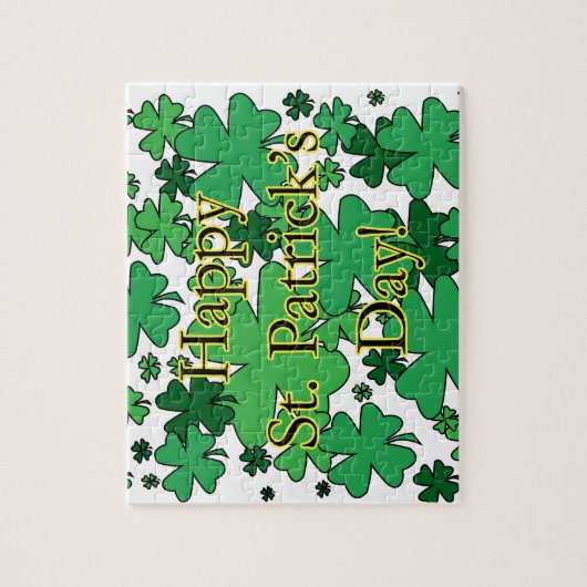 Happy St. Patrick's Day Legpuzzel (Verticaal)