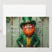 Happy St. Patrick's Day Leprechaun (Voorkant / Achterkant)