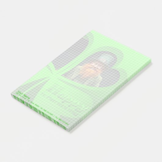 Happy St Patrick's Day Leprechaun Corporate NP2 Post-it® Notes (Schuin)