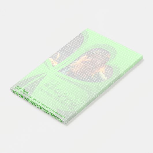 Happy St Patrick's Day Leprechaun Corporate NP3 Post-it® Notes (Schuin)