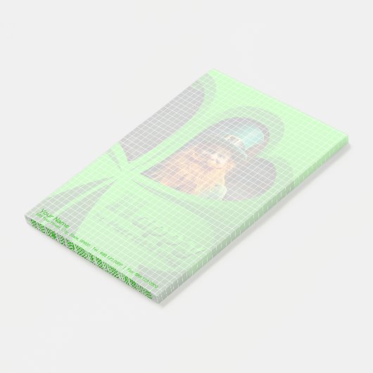 Happy St Patrick's Day Leprechaun Corporate NP6 Post-it® Notes (Schuin)