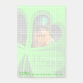 Happy St Patrick's Day Leprechaun Corporate NP6 Post-it® Notes (Voorkant)