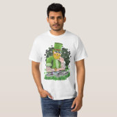 Happy St. Patrick's Day | Leprechaun DJ T-shirt (Voorkant volledig)