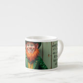Happy St. Patrick's Day Leprechaun Espresso Kop (Voorkant rechts)