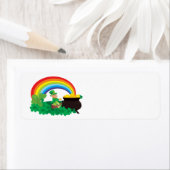 Happy St. Patrick's Day Leprechaun Etiket (Insitu)
