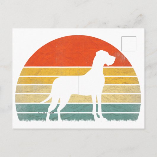 Happy St Patricks Day Leprechaun Great Dane Dog Aankondigingskaart (Achterkant)