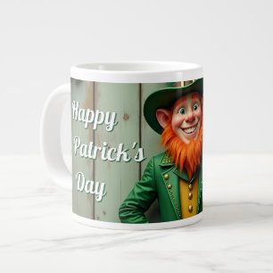 Happy St. Patrick's Day Leprechaun Grote Koffiekop