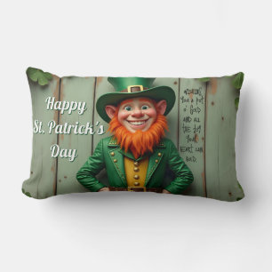 Happy St. Patrick's Day Leprechaun Kussen