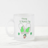 Happy St. Patrick's Day Leprechaun Matglas Koffiemok (Links)