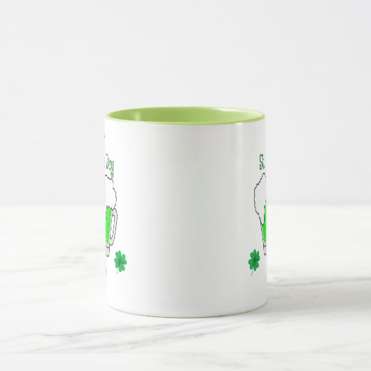 Happy St. Patrick's Day Leprechaun Mok (Midden)