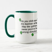 Happy St. Patrick's Day Leprechaun Mok (Links)