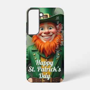 Happy St. Patrick's Day Leprechaun Samsung Galaxy Hoesje