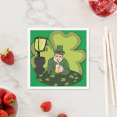 "HAPPY ST. PATRICK'S DAY" LEPRECHAUN SERVET (Insitu)