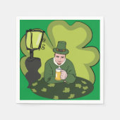 "HAPPY ST. PATRICK'S DAY" LEPRECHAUN SERVET (Voorkant)