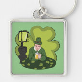 "HAPPY ST. PATRICK'S DAY" LEPRECHAUN SLEUTELHANGER (Voorkant)