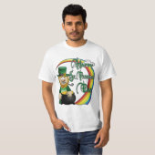 Happy St Patricks Day Leprechaun T-shirt (Voorkant volledig)