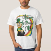 Happy St Patricks Day Leprechaun T-shirt (Voorkant)