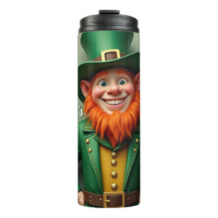 Happy St. Patrick's Day Leprechaun Thermosbeker