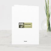 Happy St. Patrick's Day  Little Irish Girl Kaart (Achterkant)