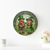 Happy St. Patrick's Day Luck Grote Klok (Huis)