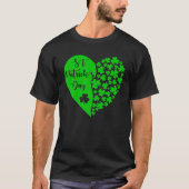 Happy St.Patrick's Day Lucky Clover Heart Lucky Da T-shirt (Voorkant)