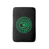 Happy St Patrick's Day Lucky Green Four Leaf Badmat (Voorkant Verticaal)