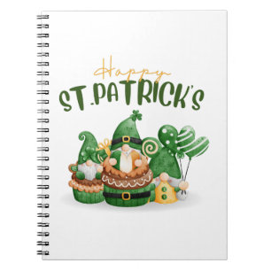 Happy St. Patricks Day - Lucky Irish Clover Party Notitieboek