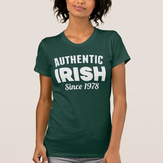Happy St. Patrick's Day | Lucky Irish Since T-shirt (Voorkant)