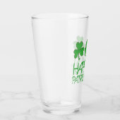 Happy St. Patrick's Day Lucky Shamrock Clover Glas (Rechts)