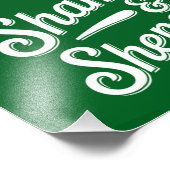 Happy St Patricks Day Lucky Shamrock & Shenanigans Foto Afdruk (Hoek)