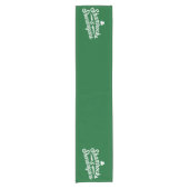 Happy St Patricks Day Lucky Shamrock & Shenanigans Korte Tafelloper (Voorkant)