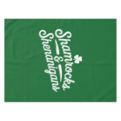 Happy St Patricks Day Lucky Shamrock & Shenanigans Tafelkleed (Voorkant (Horizontaal))