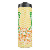 Happy St Patrick's Day - Lucky Today Thermosbeker (Voorkant)