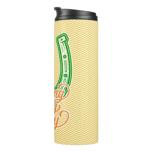 Happy St Patrick's Day - Lucky Today Thermosbeker (Geroteerd rechts)