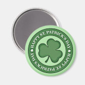 Happy St. Patricks Day Magneet (Voorkant / Achterkant)