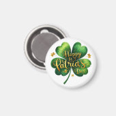 Happy St. Patrick's Day Magneet (Voorkant / Achterkant)