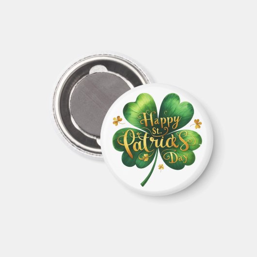 Happy St. Patrick's Day Magneet (Voorkant / Achterkant)