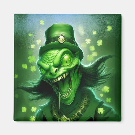 Happy St. Patrick's Day Magneet (Voorkant)