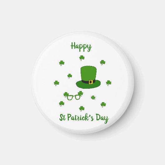 Happy St Patrick's Day Magneet (Voorkant)