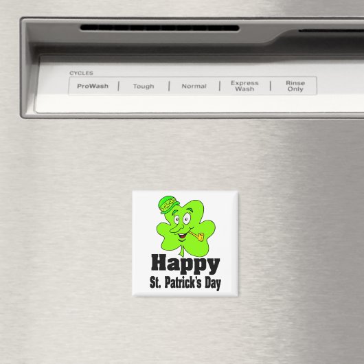 Happy St. Patrick's Day Magnet (Insitu (Vaatwasser))