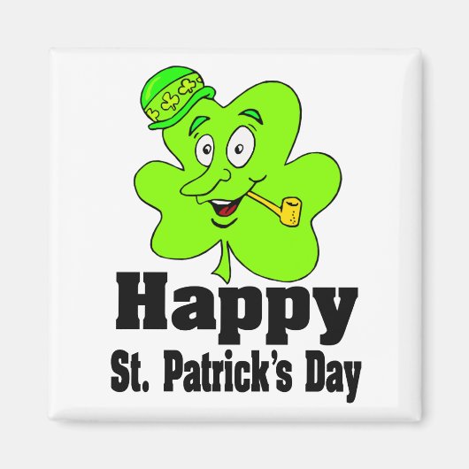 Happy St. Patrick's Day Magnet (Voorkant)