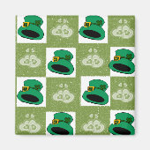 Happy St. Patrick's Day Magnets Petten Hearts Magneet (Voorkant)