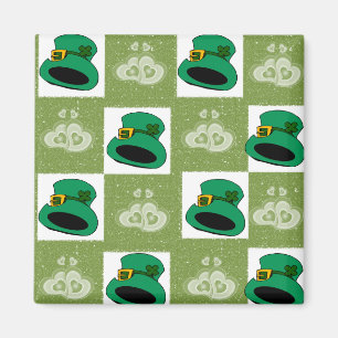 Happy St. Patrick's Day Magnets Petten Hearts Magneet