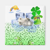 Happy St. Patrick's Day Magnets Polar Beer Magneet (Voorkant)