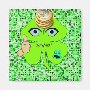 Happy St. Patrick's Day Magnets Shamrock Magneet