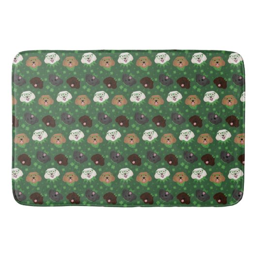 Happy St Patricks Day Maltipoo Honden Badmat (Voorkant)