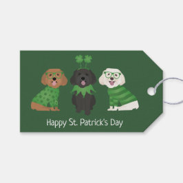 Happy St Patricks Day Maltipoo Honden Cadeaulabel