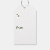 Happy St Patricks Day Maltipoo Honden Cadeaulabel (Achterkant)